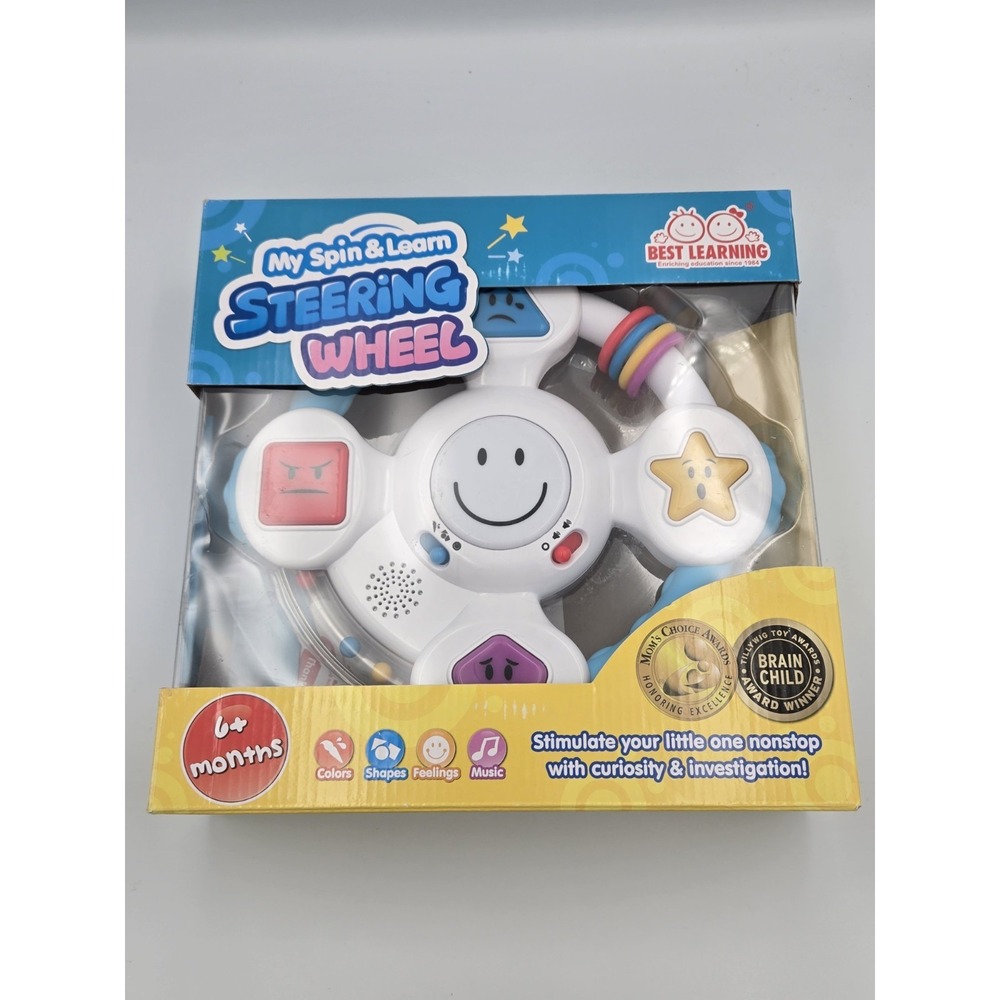 My Spin & Learn Steering Wheel Interactive Educational Toy Lights and Sounds‎
